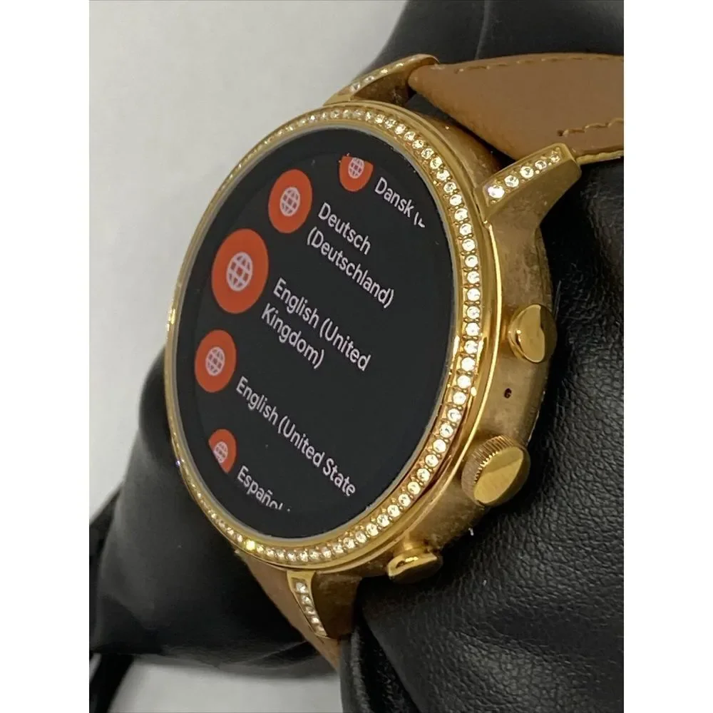Fossil Gen 4 Authentic Digital Dial Smart Watch Custom Band FTW6015 CO144